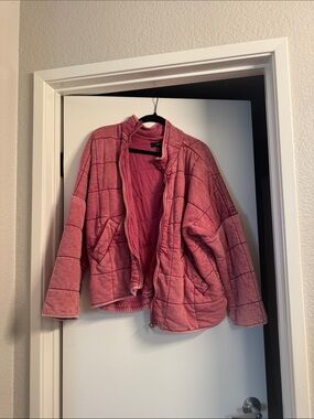 Forever 21 Pink Quilted Jacket
